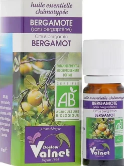 Huile essentielle Bergamote Bio Dr Valnet - 10 ml