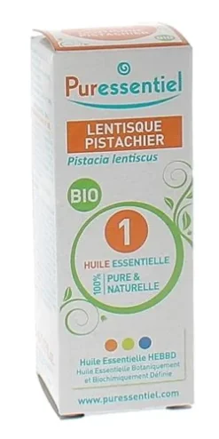Huile essentielle bio lentisque pistachier Puressentiel - flacon de 5 ml