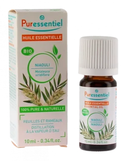 Huile essentielle bio Niaouli Puressentiel - flacon de 10 ml