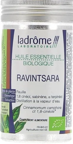 Huile essentielle bio ravintsara Ladrôme
