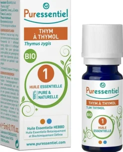 Huile essentielle bio thym à thymol Puressentiel - flacon de 5 ml