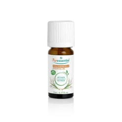 Huile essentielle bio vétiver Puressentiel - flacon de 5ml