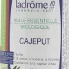 Huile essentielle cajeput Bio Ladrôme - flacon de 10 ml