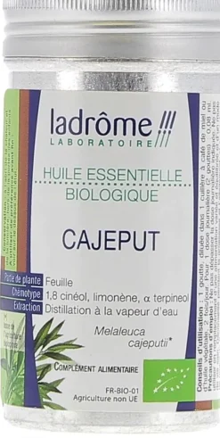 Huile essentielle cajeput Bio Ladrôme - flacon de 10 ml