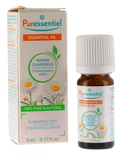 Huile essentielle Camomille romaine Puressentiel - flacon de 5 ml