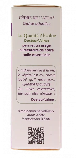 Huile essentielle Cèdre de l'atlas Bio Dr Valnet - 10 ml