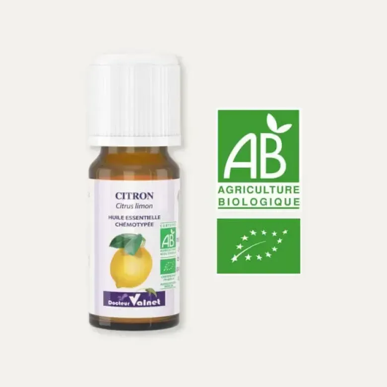 Huile essentielle Citron Bio Dr Valnet - 10 ml