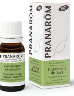 Huile essentielle Citronnelle de Java bio Pranarom - flacon de 10 ml