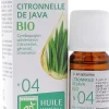 Huile Essentielle Citronnelle de Java Bio n°04 Arkopharma - flacon de 10 ml
