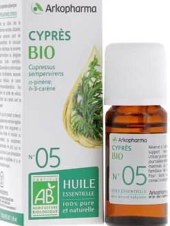 Huile Essentielle Cyprès Bio n°05 Arkopharma - flacon de 10 ml