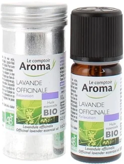 Huile essentielle de Lavande Officinale bio Le Comptoir Aroma - flacon de 10 ml