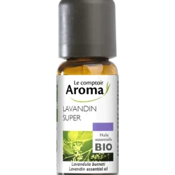 Huile essentielle de Lavandin super bio Le Comptoir Aroma - flacon de 10 ml