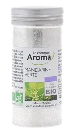 Huile essentielle de Mandarine verte bio Le Comptoir Aroma - flacon de 10 ml