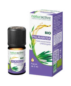 Huile essentielle de Palmarosa BIO Naturactive - flacon de 5 ml