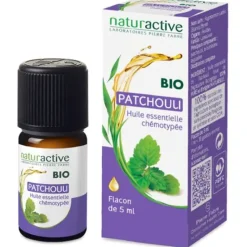 Huile essentielle de Patchouli BIO Naturactive - flacon de 5 ml