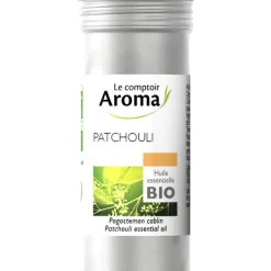Huile essentielle de Patchouli bio Le Comptoir Aroma - flacon de 5 ml