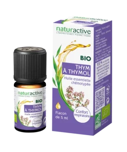 Huile essentielle de Thym à thymol Bio Naturactive - flacon de 5ml