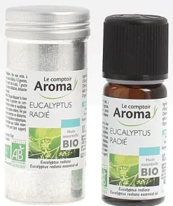 Huile essentielle d'Eucalyptus radié Le comptoir Aroma - flacon de 10 ml
