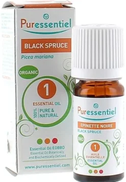 Huile essentielle d'épinette noire bio Puressentiel - flacon de 5ml