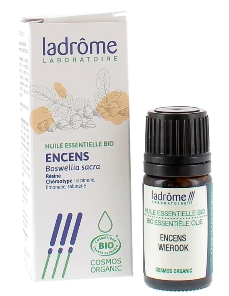 Huile essentielle encens Bio Ladrôme - flacon de 5 ml