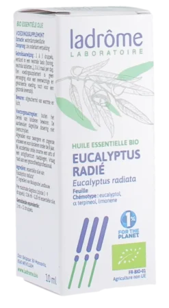 Huile essentielle eucalyptus radié Bio Ladrôme - flacon de 10ml