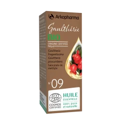 Huile essentielle Gaulthérie bio n°09 Arkopharma - flacon de 10 ml