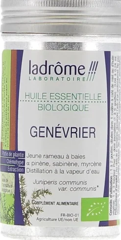 Huile essentielle genévrier Bio Ladrôme - Flacon de 10 ml
