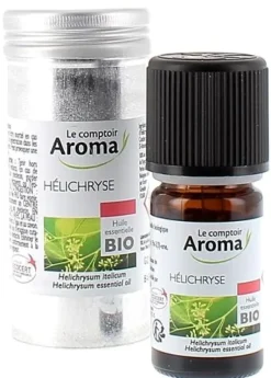 Huile essentielle Hélichryse bio Le Comptoir Aroma - flacon de 5ml