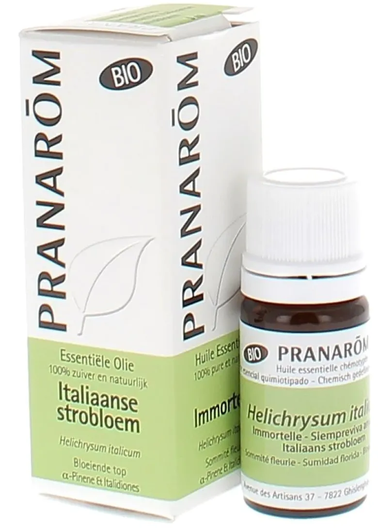 Huile essentielle immortelle bio Pranarom - flacon de 5 ml