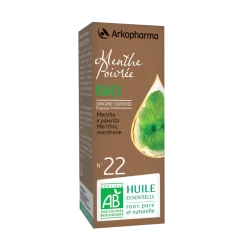 Huile essentielle Menthe Poivrée bio n°22 Arkopharma - flacon de 10 ml