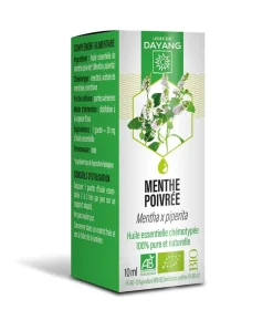 Huile essentielle Menthe Poivrée bio Dayang - Flacon de 10ml