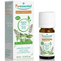 Huile essentielle menthe verte Puressentiel - flacon de 10ml