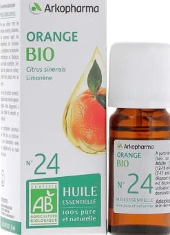 Huile Essentielle Orange Bio n°24 Arkopharma - flacon de 10 ml