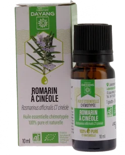 Huile essentielle romarin à cinéole bio Dayang - flacon de 10ml
