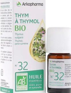 Huile Essentielle Thym à Thymol Bio n°32 Arkopharma - flacon de 5 ml