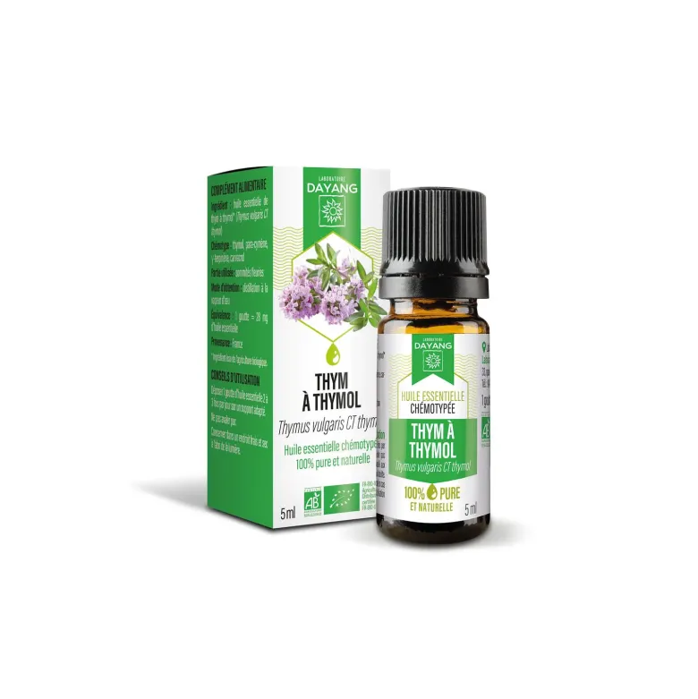 Huile essentielle Thym à Thymol Dayang - flacon de 5ml