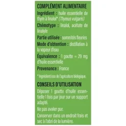 Huile essentielle Thym à Thymol Dayang - flacon de 5ml