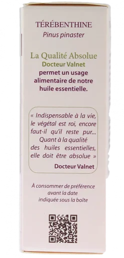 Huile essentielle Térébenthine Bio Dr Valnet - 10 ml
