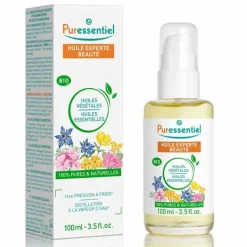 Huile experte beauté bio Puressentiel - flacon-pompe de 100ml