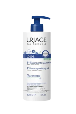 Huile lavante apaisante bébé Uriage - flacon pompe 500 ml