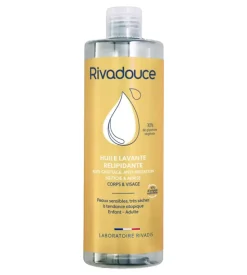 Huile lavante relipidante corps et visage Rivadouce - flacon de 400ml