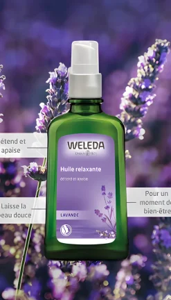 Huile relaxante à la lavande Weleda - Flacon de 100 ml