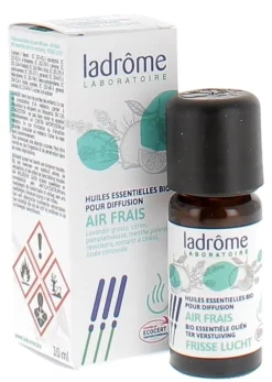 Huiles essentielles bio pour diffusion air frais Ladrôme