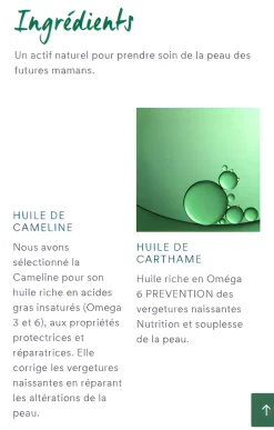 Huile vergetures prévention et correction Klorane