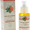 Huile végétale Carthame bio Haut-Ségala - flacon-pompe de 50 ml