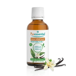 Huile végétale vanille bio Puressentiel - flacon de 50 ml