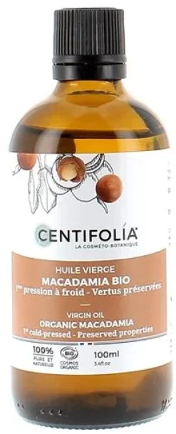 Huile vierge de Macadamia bio Centifolia - flacon de 100 ml