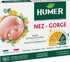 Humer Jour et Nuit nez gorge - boite de 15 comprimés