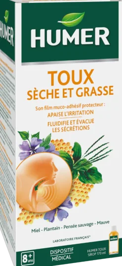 Humer toux sèche et grasse – sirop 170 ml
