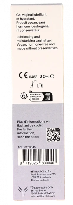Hyalidra Gel vaginal lubrifiant et hydratant CCD - tube de 30 ml